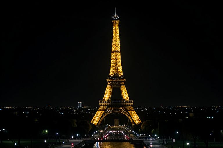 PARIS skyline at night